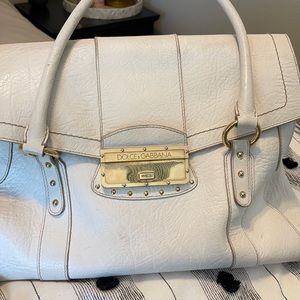 Dolce & Gabbana white purse